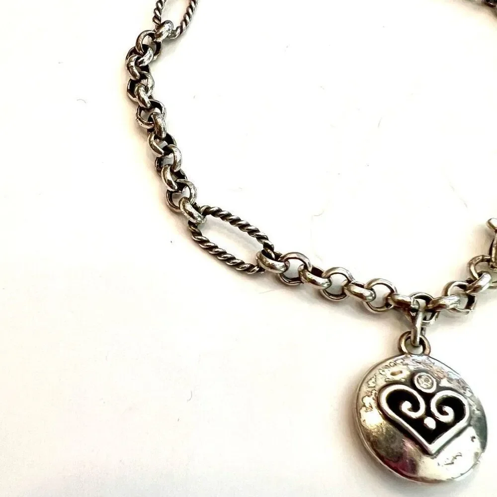 BRIGHTON Crystal Heart Dangle Bracelet - Picture 5 of 6